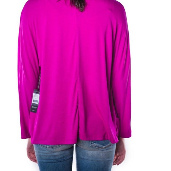 Top Blouse Dex Plus 1X - Noir Et Magenta à Imprimé Paisley - Neuf Avec étiquettes